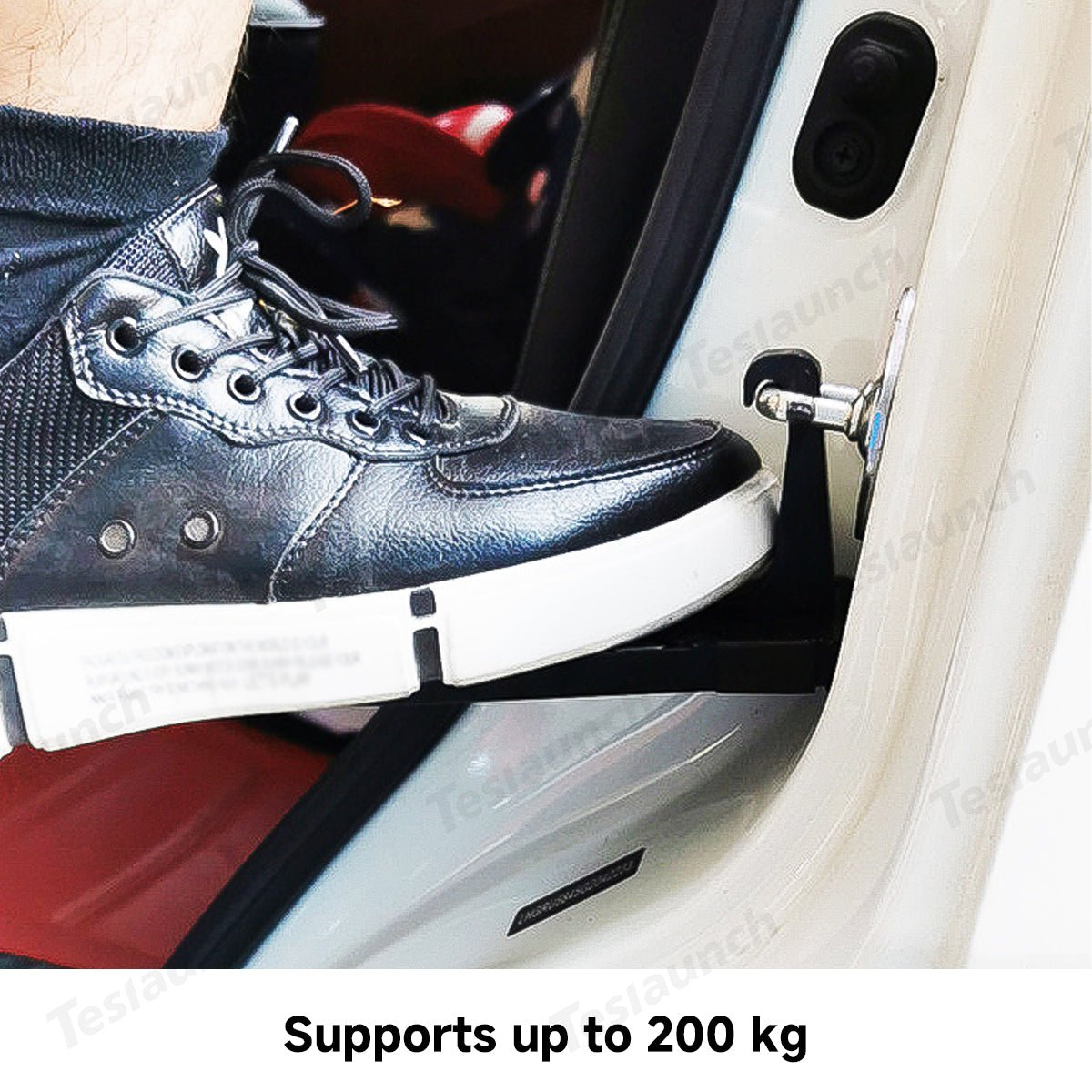 Foldable Car Door Step with Safety Hammer for All Cars - T-Launch