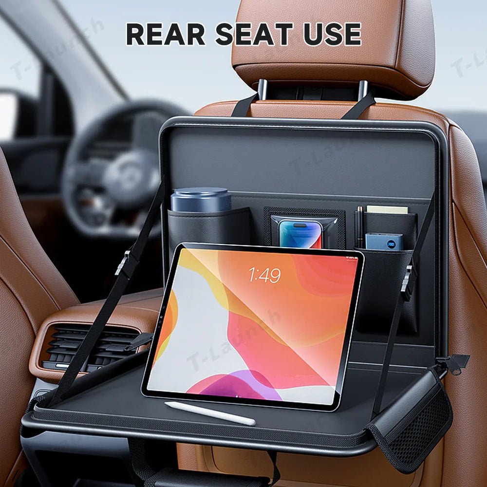 Foldable Multi-Use Steering Wheel & Backseat Tray – Universal Fit for All Cars - T-Launch