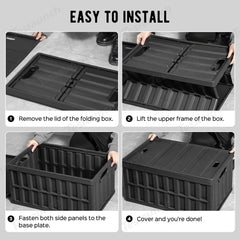 Foldable Vault Cargo Bins for Tesla Cybertruck - T-Launch
