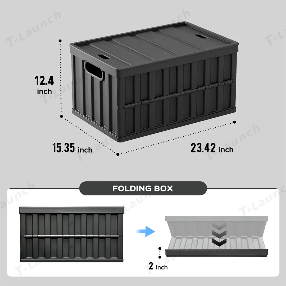 Foldable Vault Cargo Bins for Tesla Cybertruck - T-Launch