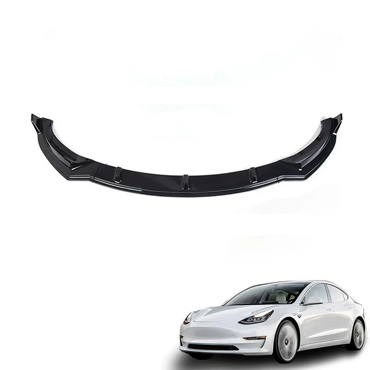 Front Bumper Lip Kit For Tesla Model 3 (2017-2023) - T-Launch