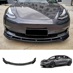 Front Bumper Lip Kit For Tesla Model 3 (2017-2023) - T-Launch