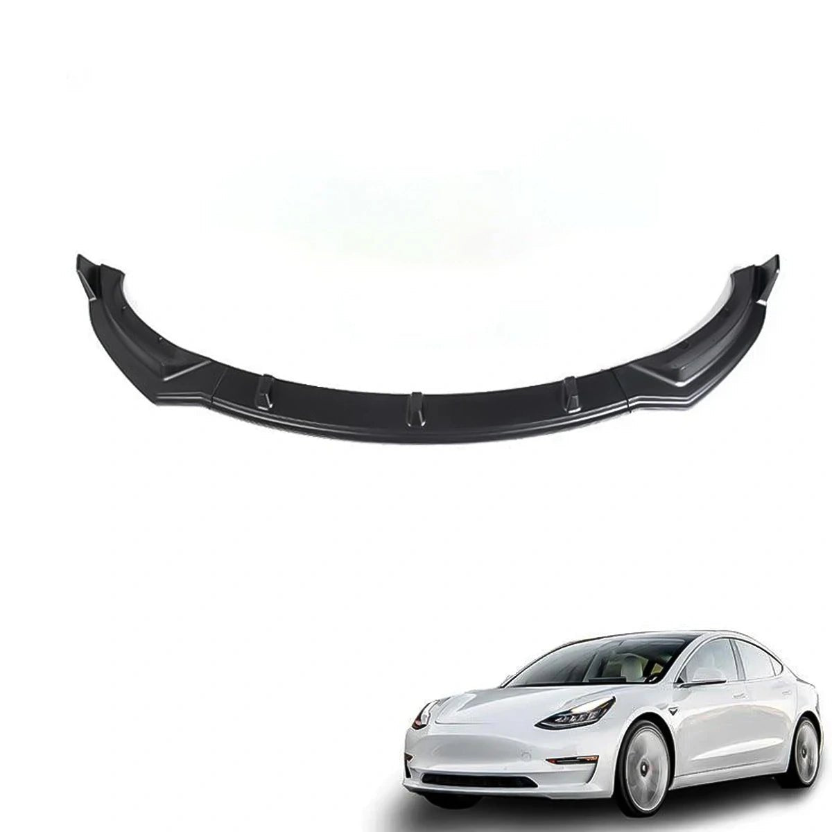 Front Bumper Lip Kit For Tesla Model 3 (2017-2023) - T-Launch