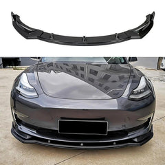 Front Bumper Lip Kit For Tesla Model 3 (2017-2023) - T-Launch