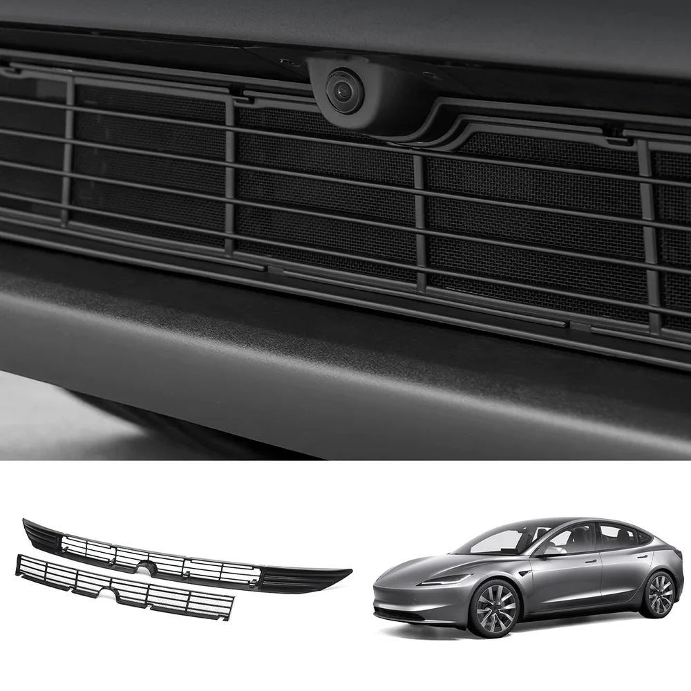 Front Bumper Radiator Mesh Grill Panel for Tesla Model 3 Highland 2024+ - T-Launch