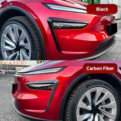Front Fog Light Canard Trim Covers for Tesla Model Y Juniper 2025+ - T-Launch