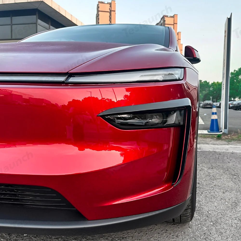 Front Fog Light Canard Trim Covers for Tesla Model Y Juniper 2025+ - T-Launch