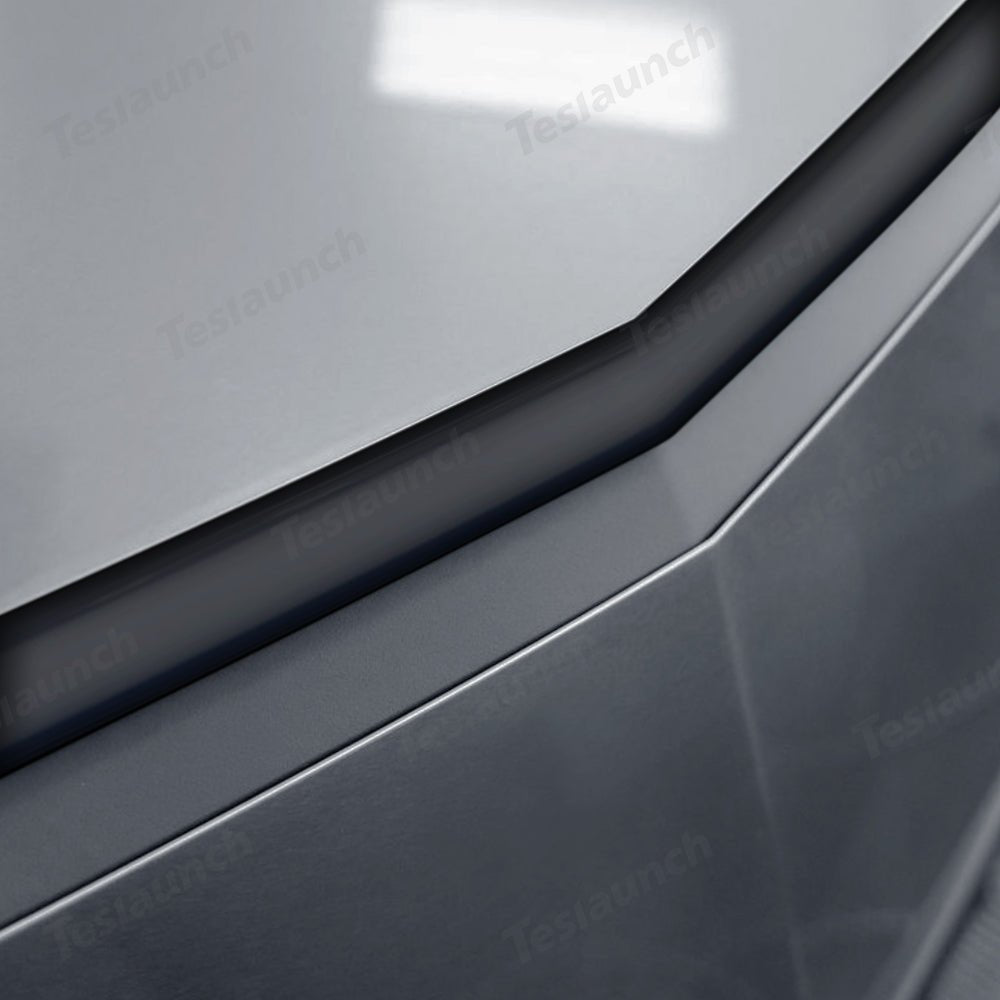 Front Light Bar & Taillight DIY Black Vinyl Wrap Kit for Tesla Cybertruck - T-Launch