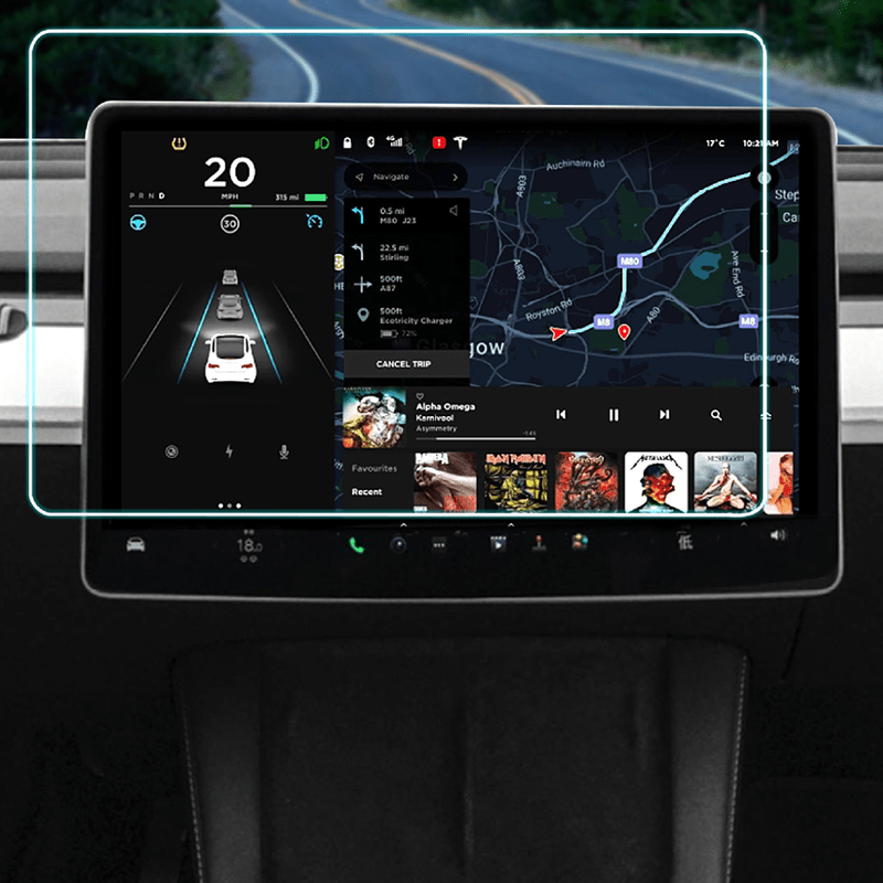 Front & Rear Screen Protector for Cybertruck - T-Launch