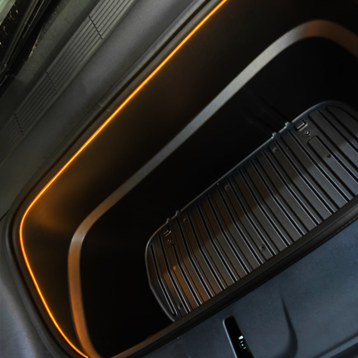 Front & Rear Trunk Ambient Lighting – Soft Glow Upgrade for Tesla Model Y Juniper 2025+ - T-Launch