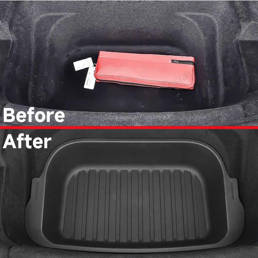 Front & Rear Trunk Organizer Bins for Tesla Model Y Juniper 2025+ - T-Launch