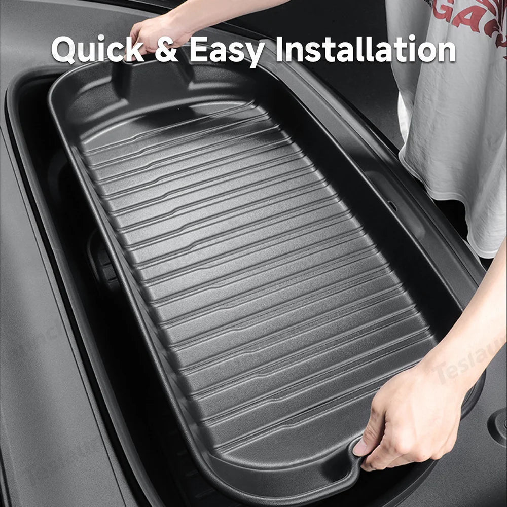 Front & Rear Trunk Shelf Storage Boxes for Tesla Model Y Juniper 2025+ - T-Launch