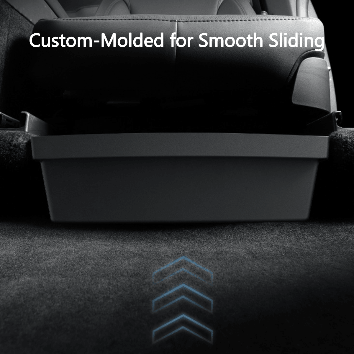 Front Row Under Seat Storage Box for Tesla Model Y 2021+ - T-Launch