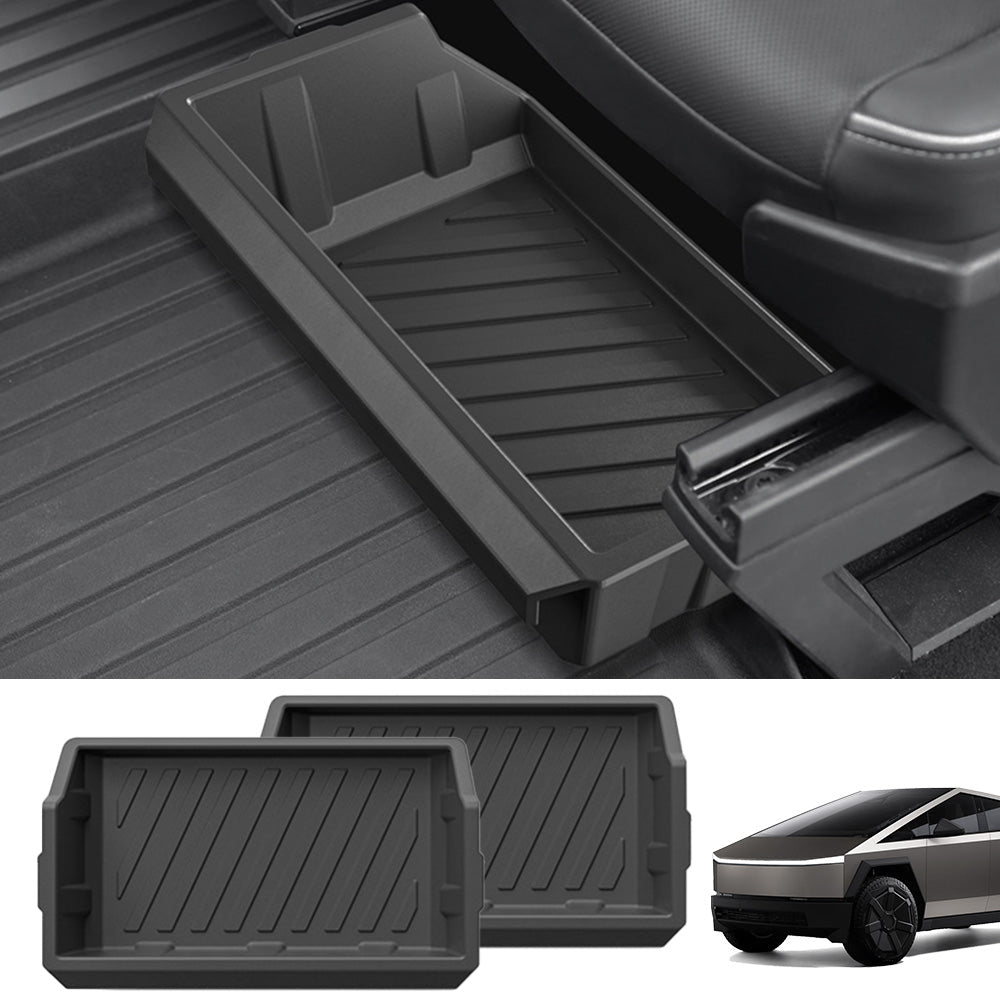 Front Under Seat Hidden Storage Box for Tesla Cybertruck - T-Launch