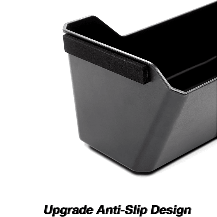 Front Under Seat Storage Box with Silicone Pad for Tesla Cybertruck - T-Launch