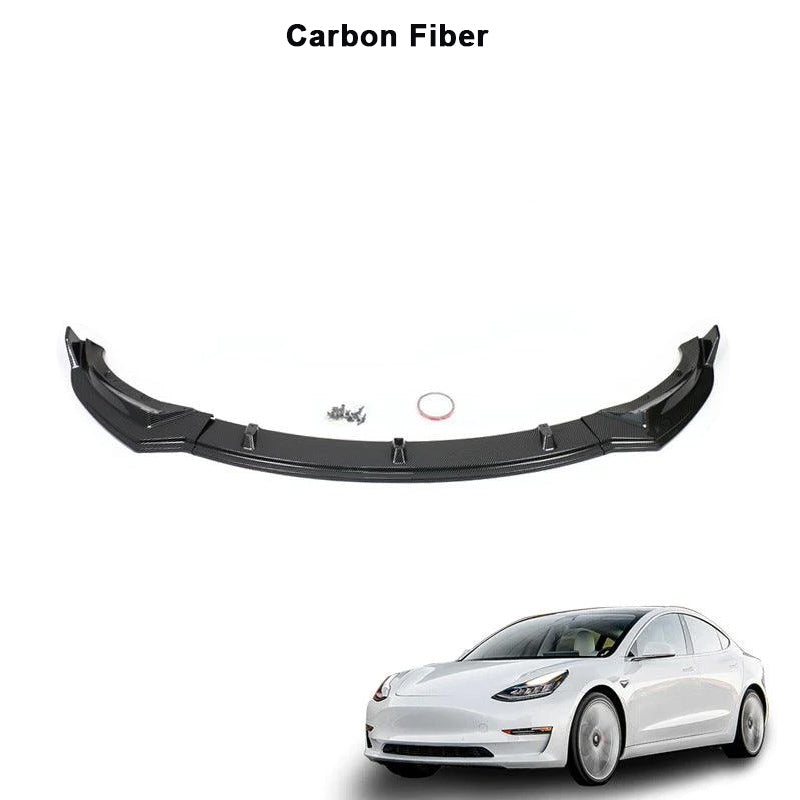 Kit de labios de parachoques delantero para <tc>Tesla</tc> <tc>Model</tc> 3 (2017-2023)