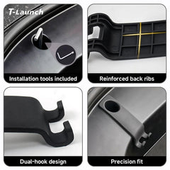 Frunk Bolt Cover & Hook Holding Clips For Tesla Model 3 (2021-2023) - T-Launch