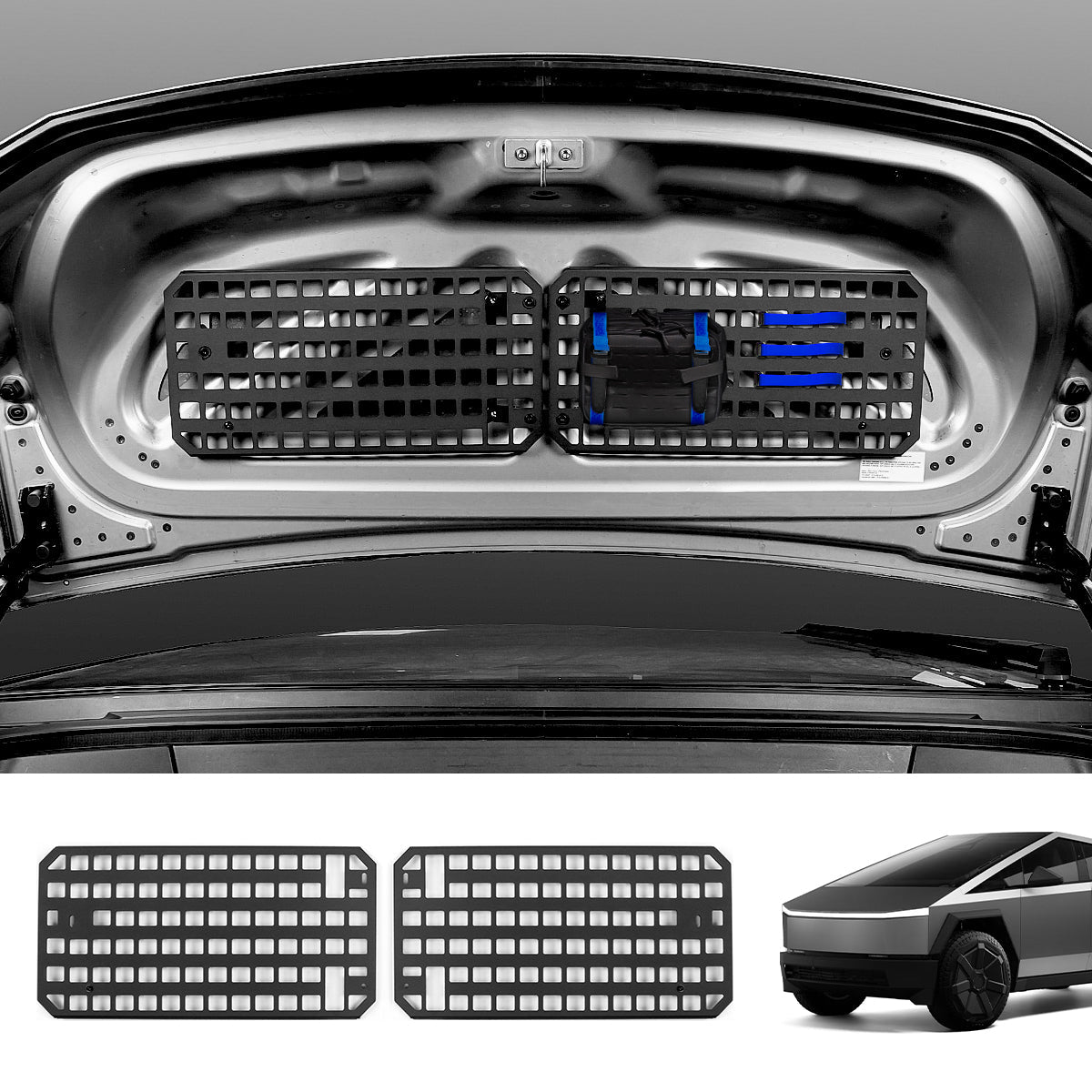 Frunk Molle Panels Organizer for Tesla Cybertruck - T-Launch