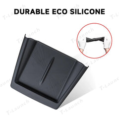 Full-Cover Non-Slip Silicone Wireless Charging Area Mat for Tesla Model 3 Highland Standard 2025+ - T-Launch