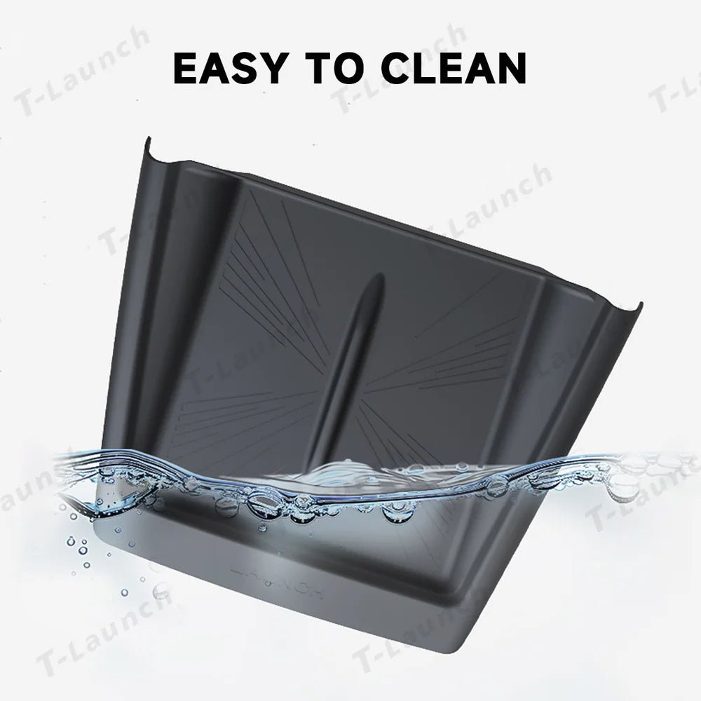 Full-Cover Non-Slip Silicone Wireless Charging Area Mat for Tesla Model 3 Highland Standard 2025+ - T-Launch