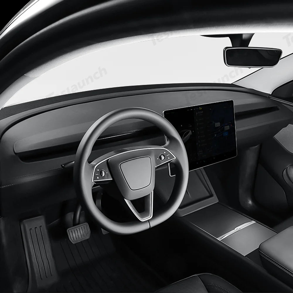 Full-Cover Silicone Dashboard Protector for Tesla Model Y Juniper 2025+ - T-Launch