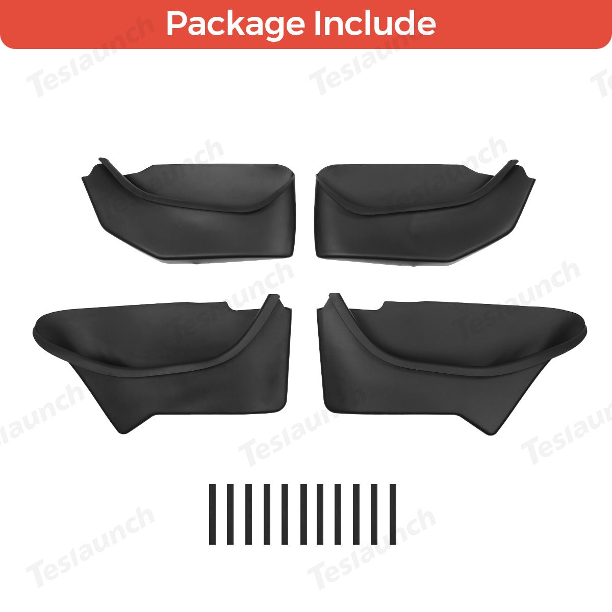 Full-Coverage Door Storage Organizer – Waterproof & Dirt-Resistant for Tesla Model Y Juniper 2025+ - T-Launch