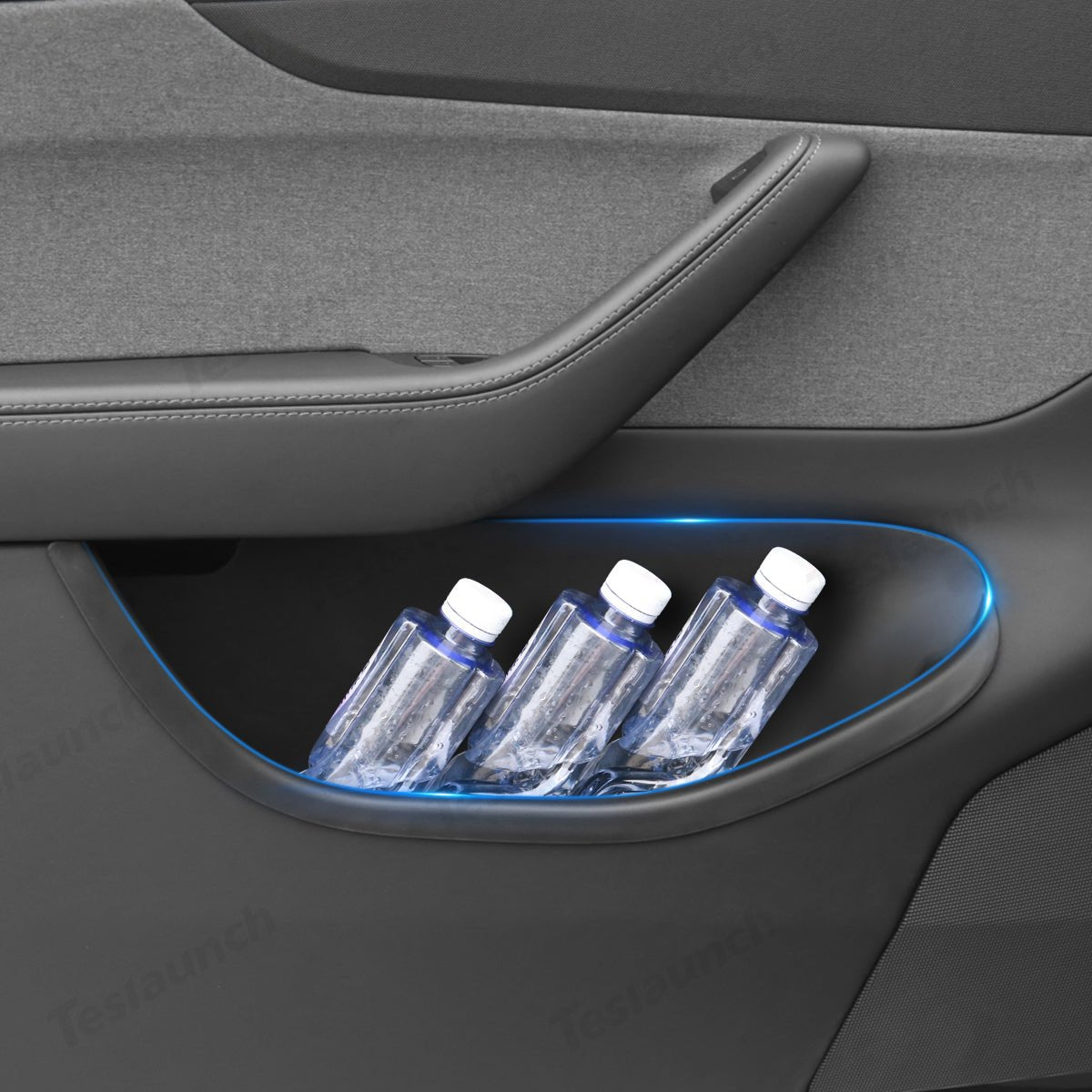 Full-Coverage Door Storage Organizer – Waterproof & Dirt-Resistant for Tesla Model Y Juniper 2025+ - T-Launch