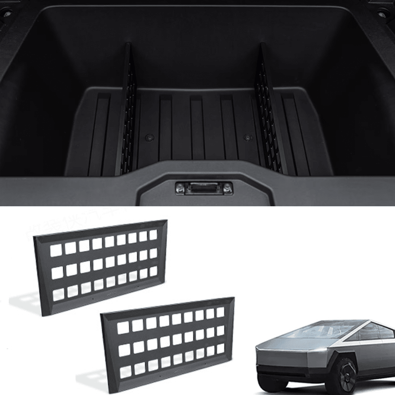 Gear Locker Dividers for Cybertruck (2 Pcs) - T-Launch