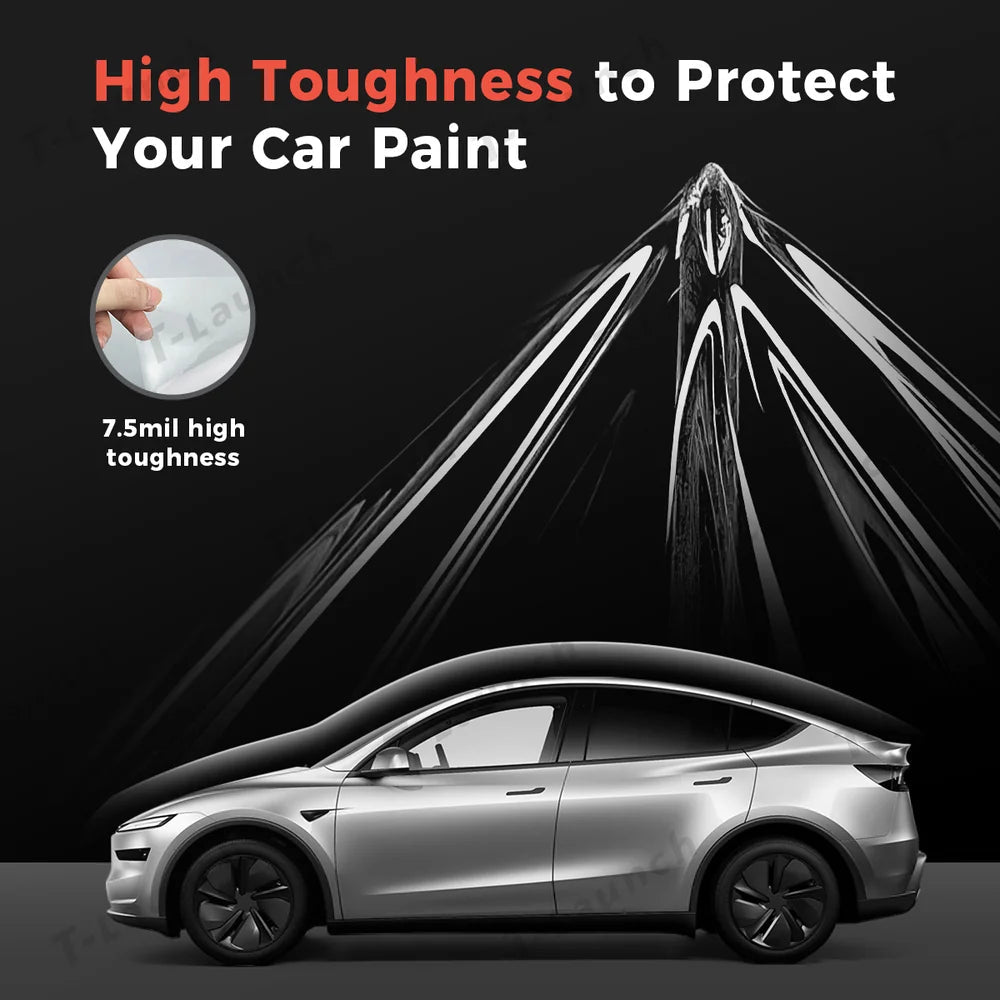 Glossy TPU Invisible Full-Body PPF for Tesla Model Y Juniper 2025+ - T-Launch