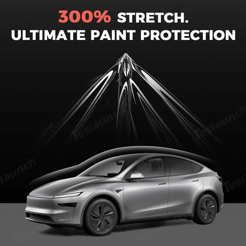 Glossy TPU Invisible Full Car Paint Protection Film (PPF) for Tesla Model Y Juniper 2025+ - T-Launch