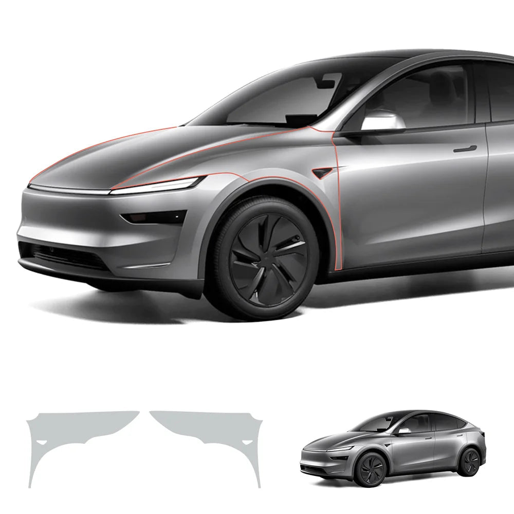 Glossy TPU Invisible Full Car Paint Protection Film (PPF) for Tesla Model Y Juniper 2025+ - T-Launch