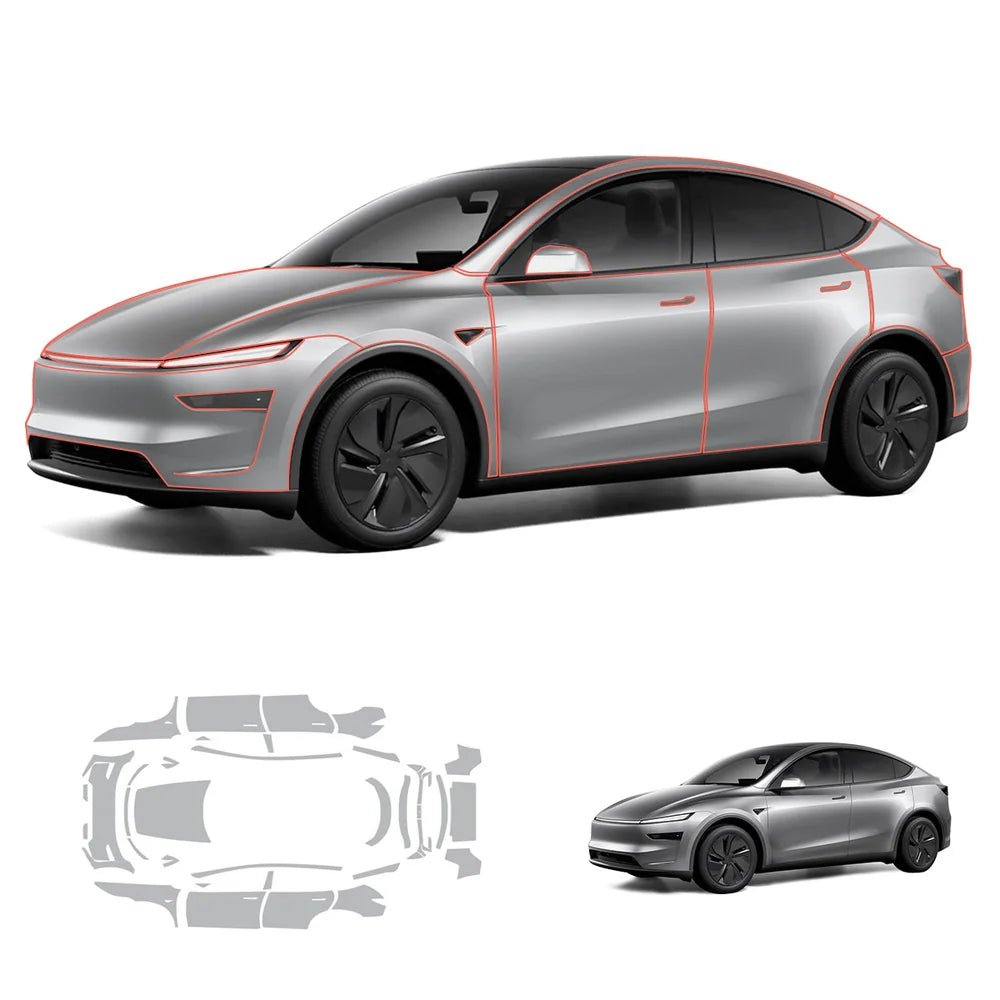 Glossy TPU Invisible Full Car Paint Protection Film (PPF) for Tesla Model Y Juniper 2025+ - T-Launch