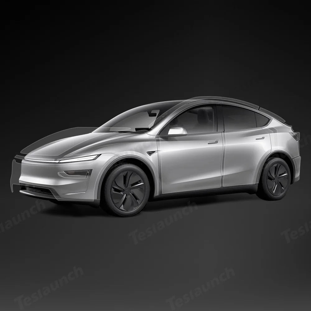 Glossy TPU Invisible Full Car Paint Protection Film (PPF) for Tesla Model Y Juniper 2025+ - T-Launch