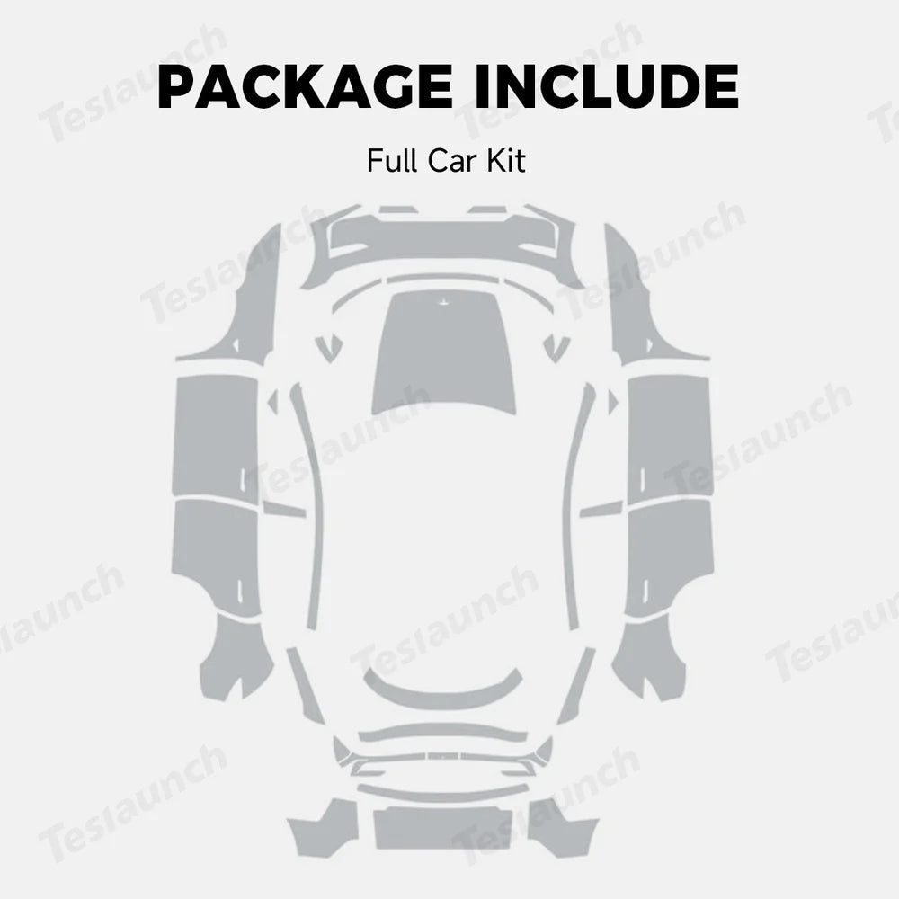 Glossy TPU Invisible Full Car Paint Protection Film (PPF) for Tesla Model Y Juniper 2025+ - T-Launch