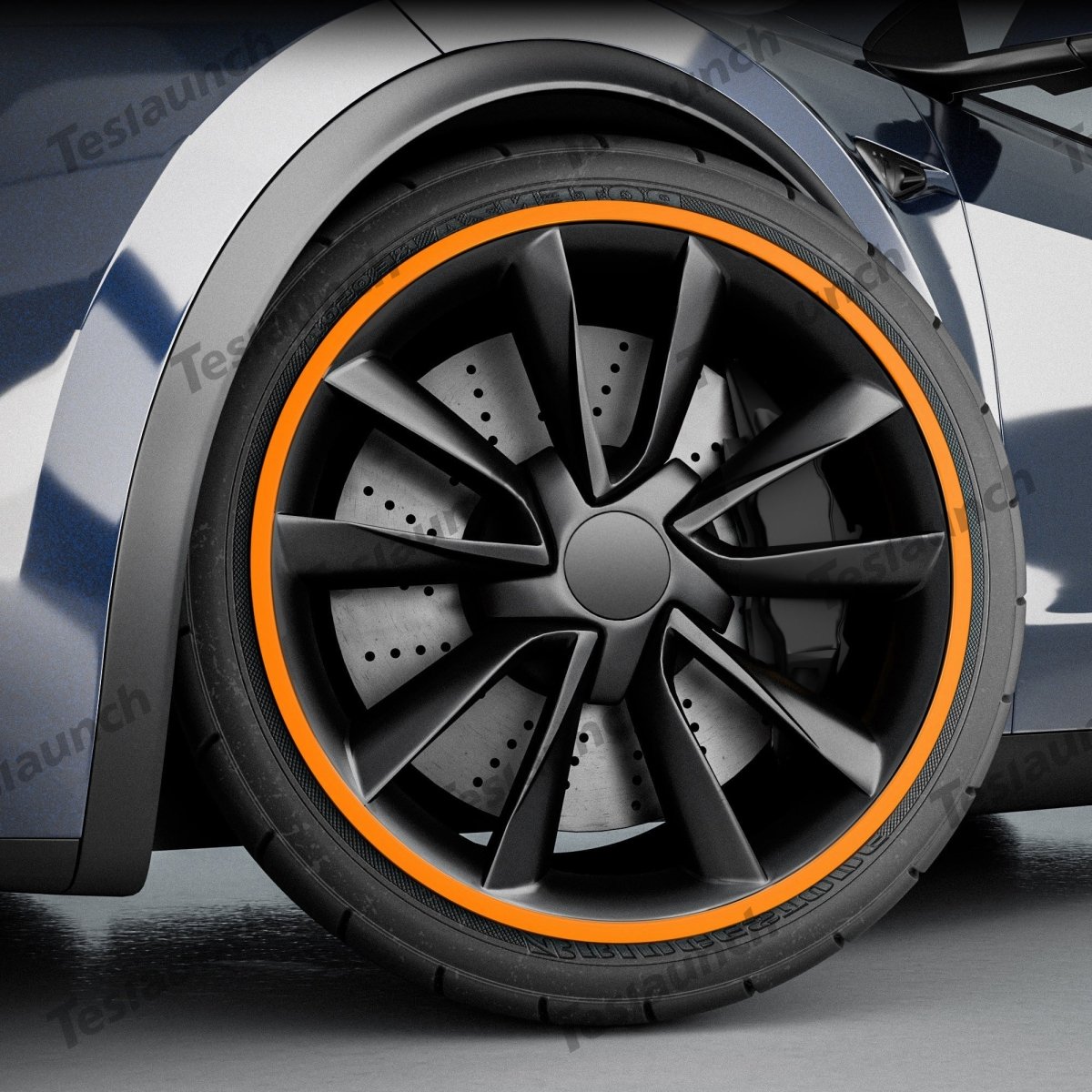 Gold Aluminum Alloy Wheel Rim Protector- Fits All Cars - T-Launch