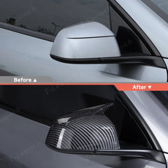 GT-Style Side Mirror Cover Caps for Tesla Model Y Juniper 2025+ - T-Launch