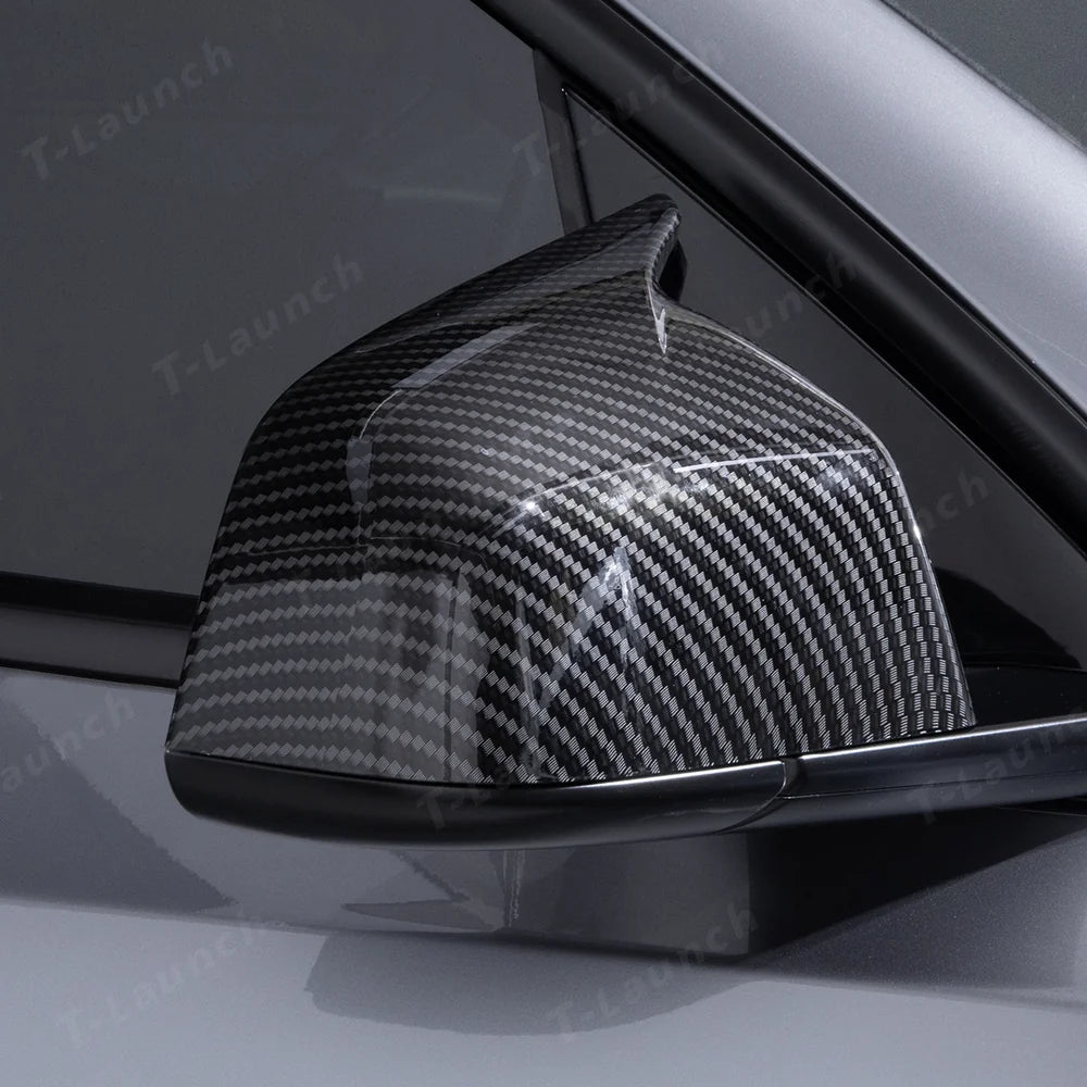 GT-Style Side Mirror Cover Caps for Tesla Model Y Juniper 2025+ - T-Launch