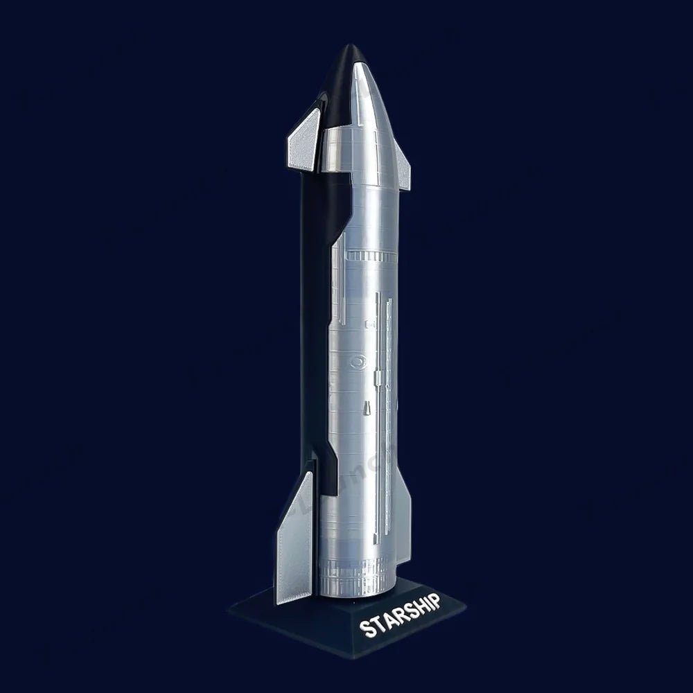 Handcrafted SpaceX Starship B7 Rocket Model Ready-to-Display Collectible - T-Launch