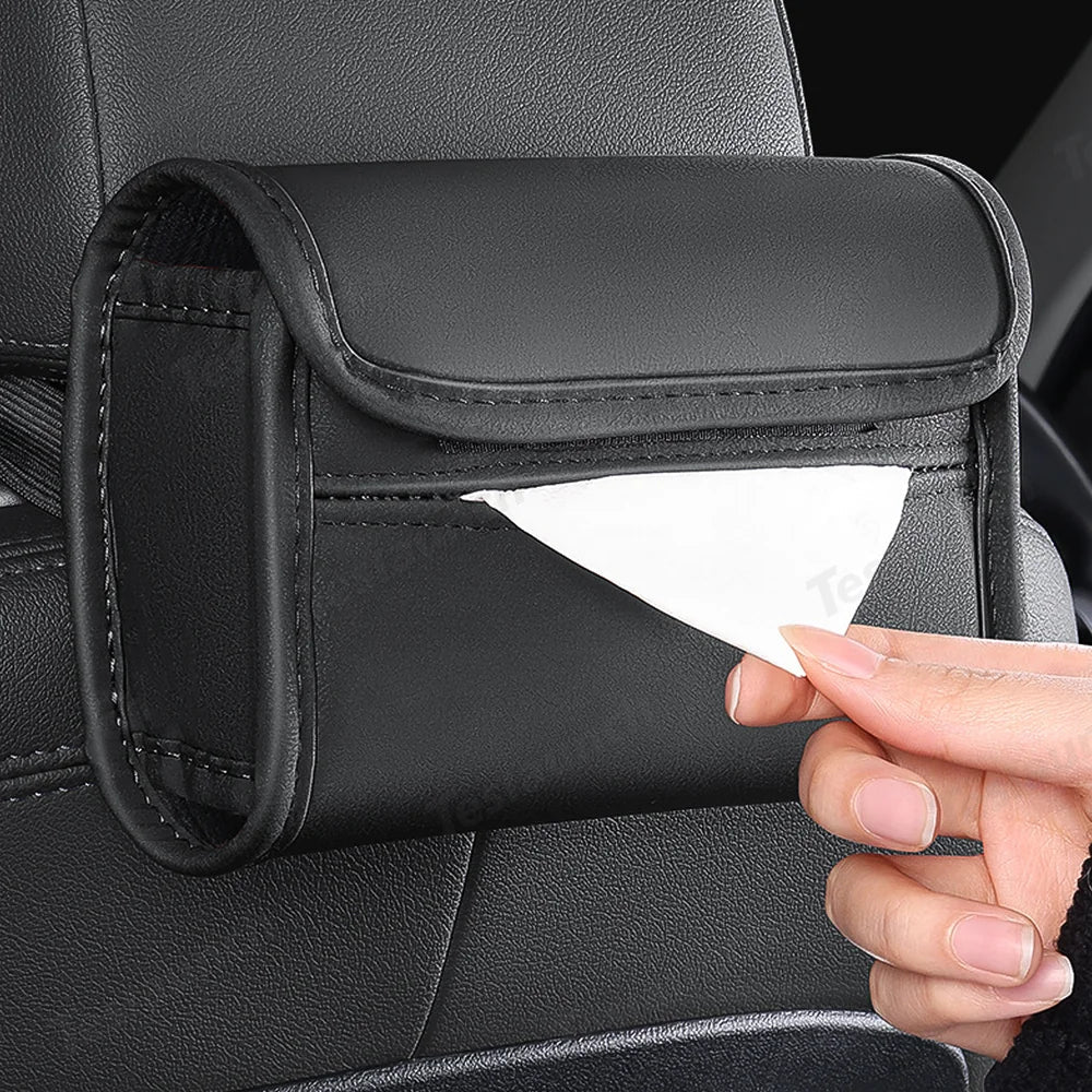 Hanging Car Tissue Box – Universal Fit for All Cars - T-Launch