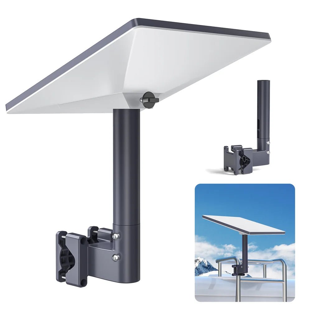 Heavy-Duty Aluminum Alloy Pole Mount for Starlink Mini – For RV, Roof & Ladder - T-Launch