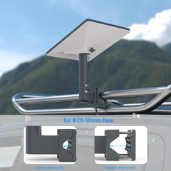 Heavy-Duty Aluminum Alloy Pole Mount for Starlink Mini – For RV, Roof & Ladder - T-Launch