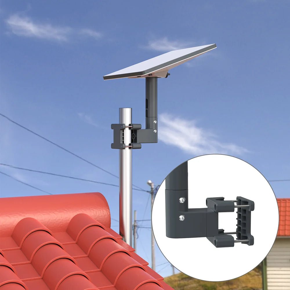 Heavy-Duty Aluminum Alloy Pole Mount for Starlink Mini – For RV, Roof & Ladder - T-Launch