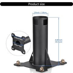 Heavy-Duty Carbon Steel Roof Mount for Starlink Gen 2 Dish - T-Launch