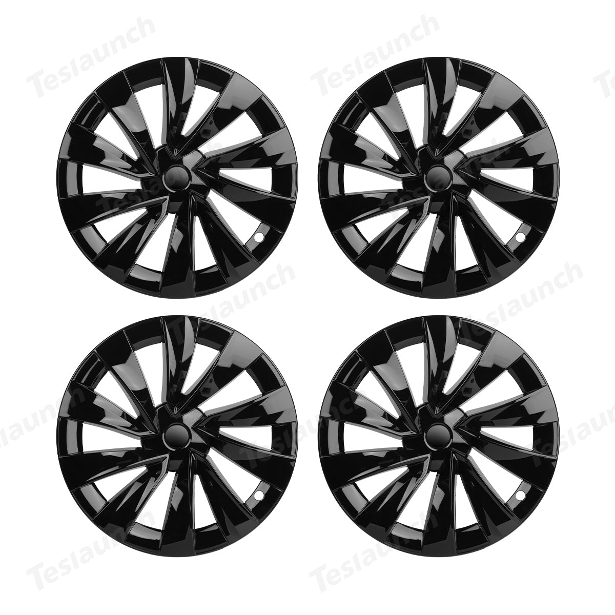 Helix 2.0 Style Wheel Hubcaps (Set of 4) for Tesla 2025+ Model Y Juniper 20'' Helix 2.0 Wheels - T-Launch