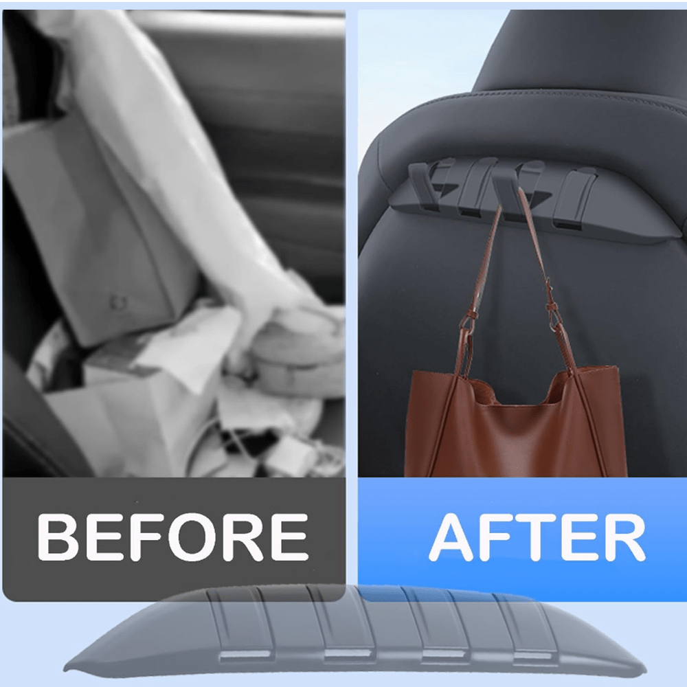 Hidden Foldable Seat Back Hook Bracket for Tesla Model 3/Y - T-Launch