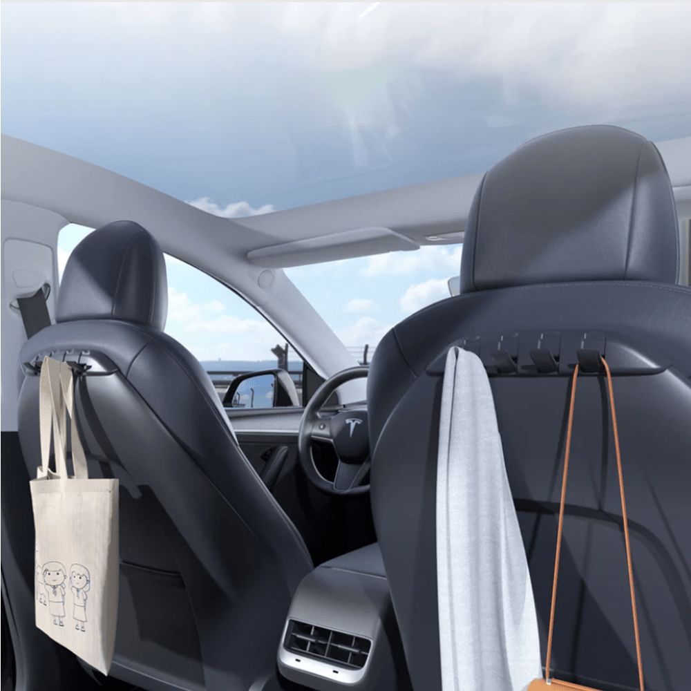 Hidden Foldable Seat Back Hook Bracket for Tesla Model 3/Y - T-Launch