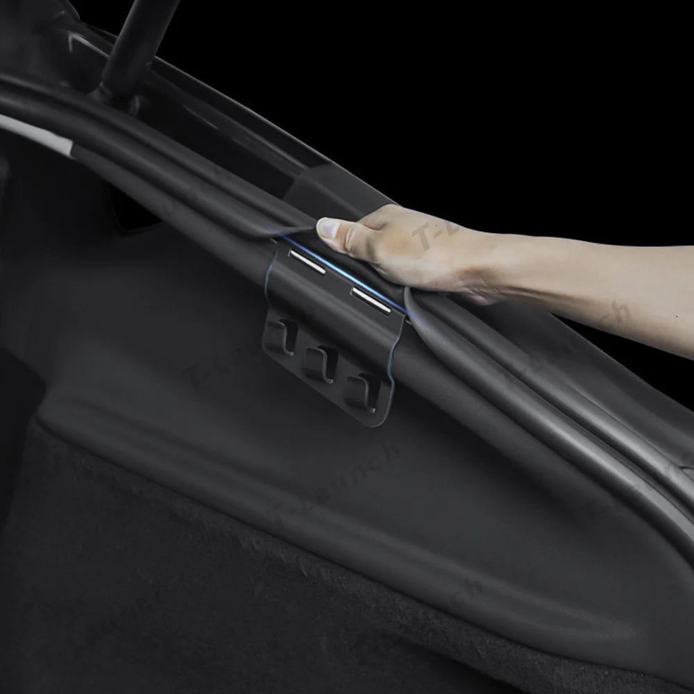Hidden Trunk Grocery Bag Hook for Tesla Model Y Juniper 2025+ - T-Launch