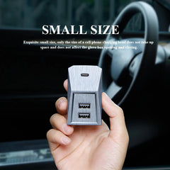 Model 3/Y Cybertruck Style Glove Box 4v1 USB Hub Docking Station for Tesla