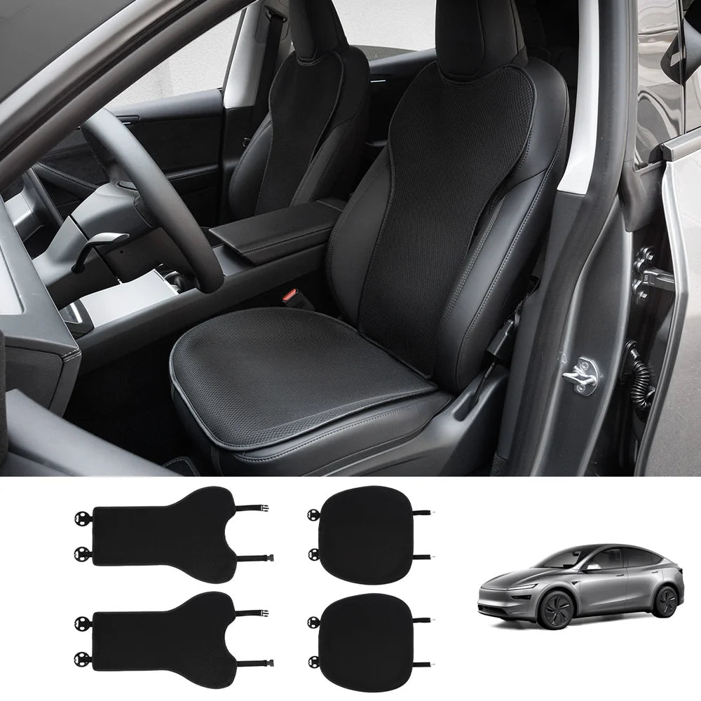 Ice Silk Breathable Air Mesh Seat Cushion for Tesla Model Y Juniper 2025+ - T-Launch