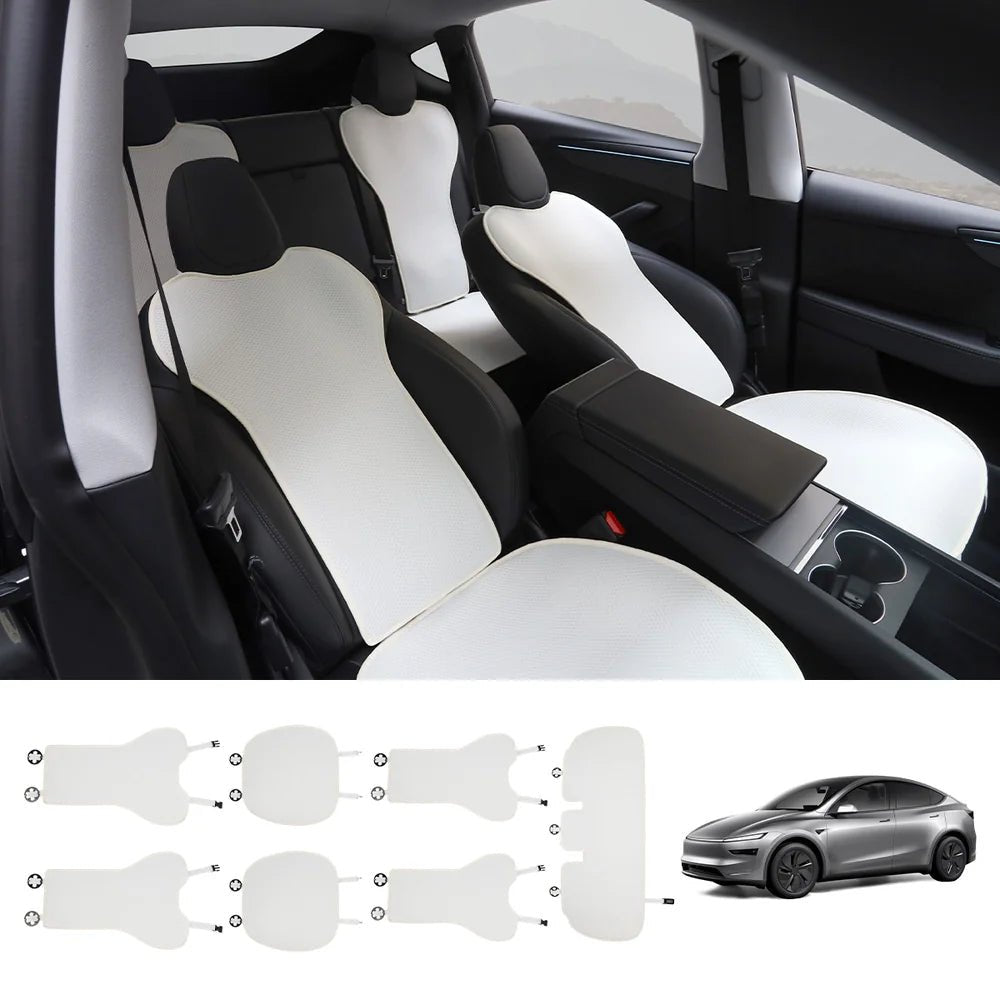 Ice Silk Breathable Air Mesh Seat Cushion for Tesla Model Y Juniper 2025+ - T-Launch
